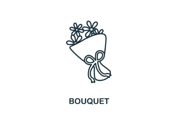 Bouquet Icon Graphics and Icons for Editorial Use