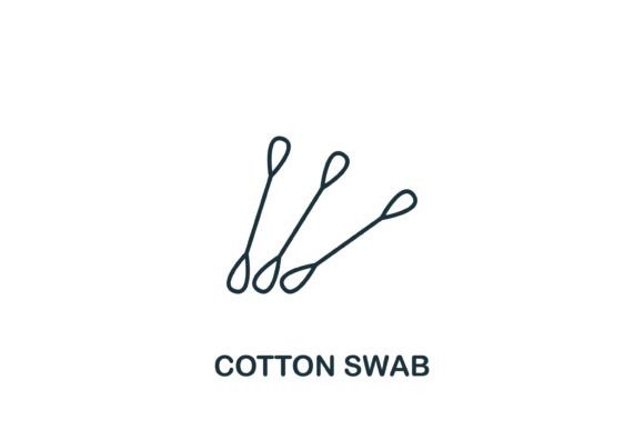 Cotton Swab Icon Graphics Review