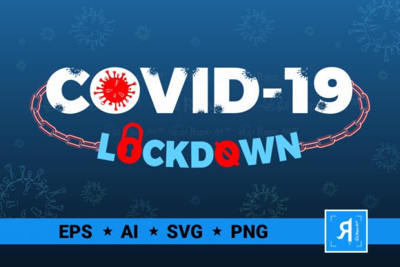COVID-19 Lockdown Infographics Banner Graphics and Backgrounds