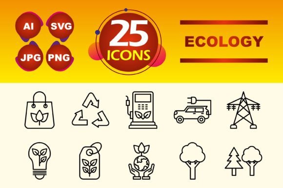 Ecolgy Icons Graphics and Icons Review