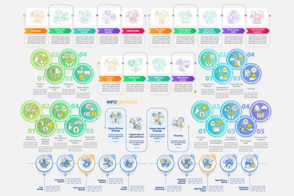 Energy Efficiency at Home Infographics: Graphics and Infographics for Sellers