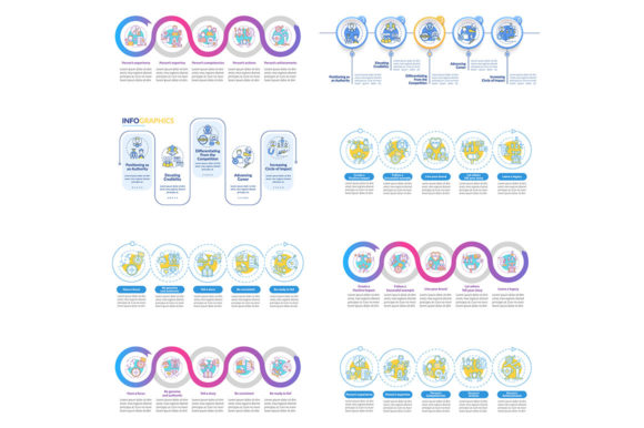Personal Brand Tasks Vector Infographics: Graphics and Infographics Review