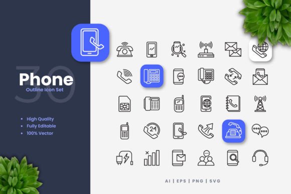Phone Icons Graphics: A Brand Designer’s Review