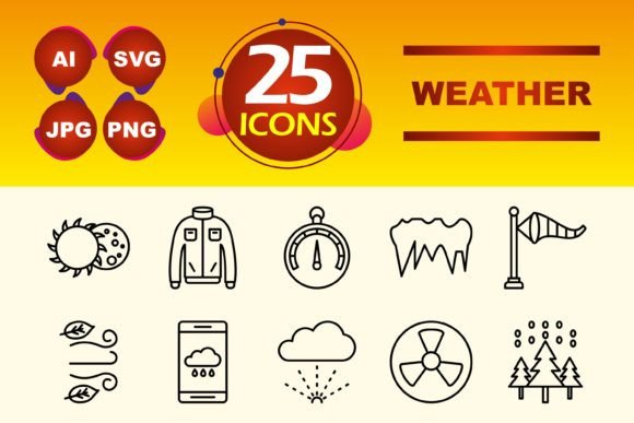 Weather Icons Graphics Review for Crafters